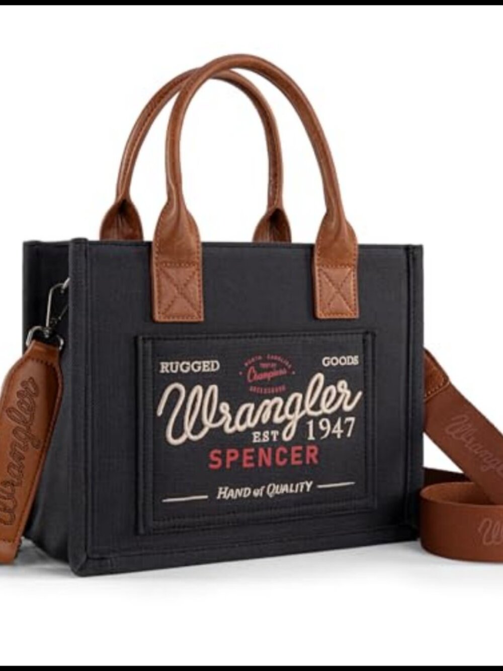 Canvas Tote Bag for Women Top Handle Shoulder Purse with Adjustable Strap